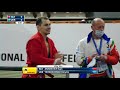 world sambo championships youth m w combat sambo 2020. day 4. mat 2