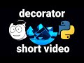 Decorator | Simple Example | Python Tutorials | #Shorts