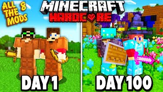 WE Survived 100 Days in Minecraft All The Mods 8 Hardcore (ATM8 Duo 100 Days)