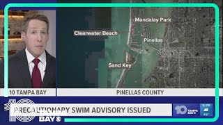 No swim advisory issued at Clearwater-area beaches due to fecal bacteria