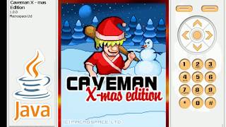 CaveMan X-Mas Edition JAVA GAME (Macrospace 2002 year)
