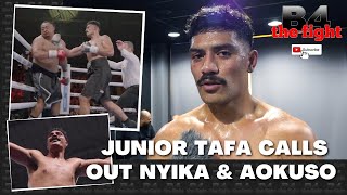 JUNIOR TAFA CALLS OUT NYIKA \u0026 AOKUSO #boxing #ausboxing #boxingnews