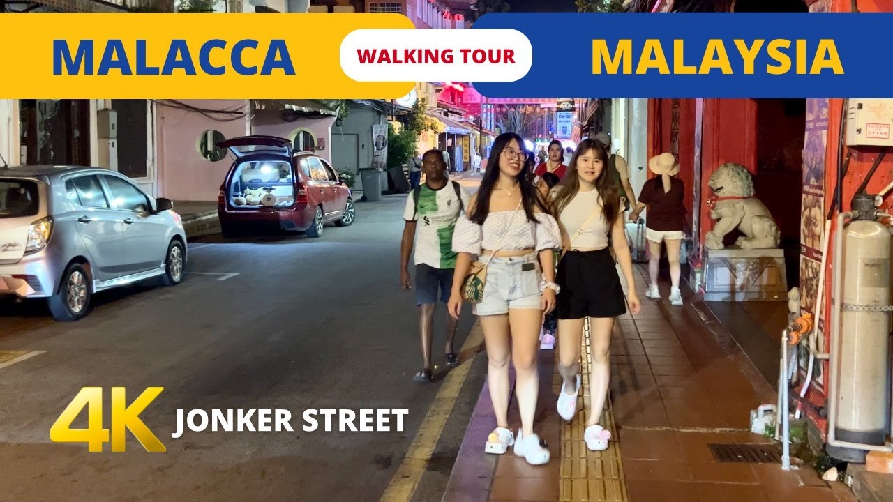 Walking In Malacca Malaysia рџ ірџ ѕ Evening Tour Along Jonker Street Youtube