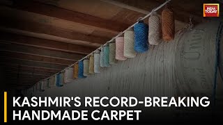 9 Years In Making, Kashmiri Artisans Enter Record Books Weave Asia's Largest Hand Made Carpet