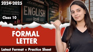 Formal Letter Writing Class 10 CBSE | Formal Letter Format Class 10 English Grammar