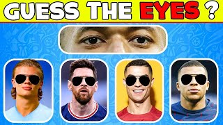 Guess the VOICE by Eyes | Lionel Messi, Cristiano Ronaldo, Kylian Mbappé