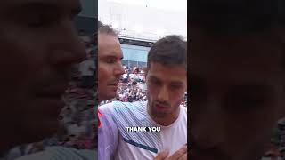 Nadal & Cachin Wholesome Moment ❤️