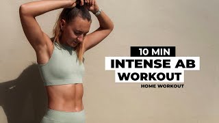 10 MIN INTENSE AB WORKOUT | No Equipment | Rasa Is