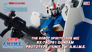 ROBOT魂 [SIDE MS] RX-78GP01 GUNDAM PROTOTYPE 1 UNIT /  機動戰仕高達0083  - 高達Figure玩具速報- MODEL TALKING -