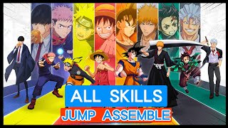 JUMP: Assemble - All Characters \u0026 Skills