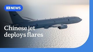 Chinese fighter jet deploys flares within 30m of Australian military jet | ABC NEWS