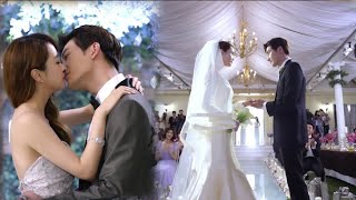 【速看EP08】灰姑娘穿上婚紗太迷人了，霸總迫不及待當眾抱著她熱吻。【最佳情侣 Best Lover】