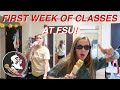 FIRST WEEK OF CLASSES AT FLORIDA STATE UNIVERSITY!
