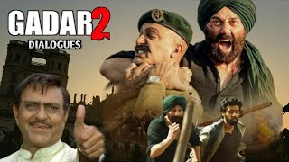 Gadar 2 - Hindustan Zindabad | Tara Singh Best Dialogues in Gadar | Sunny Deol, Amisha patel#gadar2