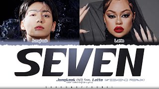 [Nightfall Mix.] Jungkook 'Seven (feat. Latto)' Lyrics [Color Coded_Eng] | ShadowByYoongi