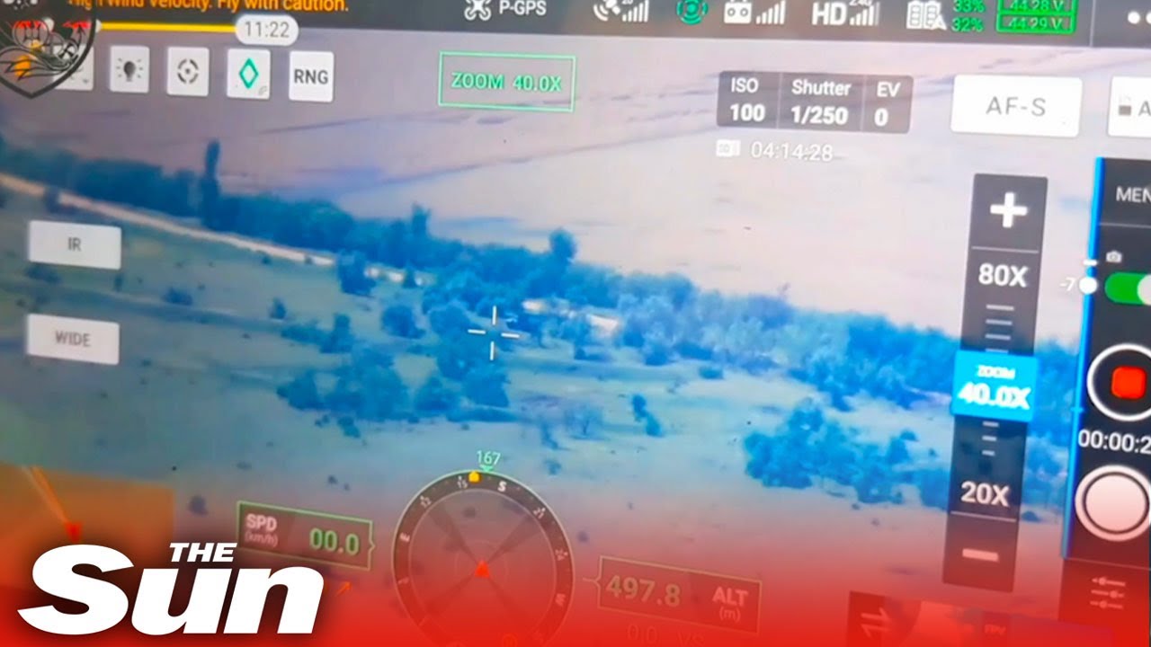Ukrainian marines show how air drones spot enemy targets