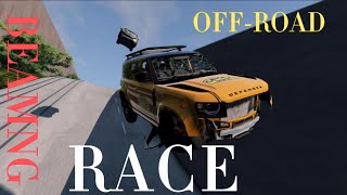 Off-Road Vehicle Race on the Obstacle Course - BeamNg drive