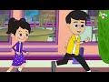 car wash challenge animated stories english cartoon moral stories puntoon kids