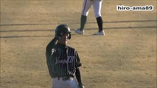 《中学硬式》【強肩強打で】　和泉翔大 選手（ヤングＪＫＢ）  【走れる４番】《野村謙二郎杯》