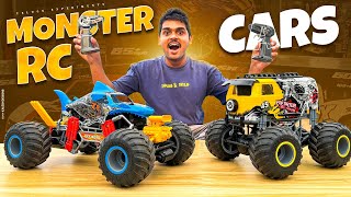 Biggest Powerful RC Cars Unboxing & Testing 🔥🔥 ఇంత Crazy గా ఉంటాయి అనుకోలేదు...😱😱 Telugu Experiments