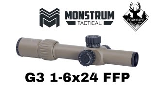 Monstrum G3 1-6x24 FFP Scope Reivew!!! Best Scope under 200?!!!