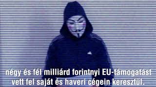 Anonymous: 4,5 milliárd forintnyi EU-s támogatást zsebelt be egy politikus és holdudvara