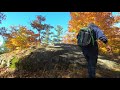 【秋色山水】 hiking in lookout to elliot lake