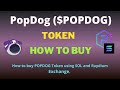 How to Buy PopDog ($POPDOG) Token Using Raydium Exchange and SOL