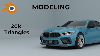 Low poly car modeling in blender. ( Part 1)