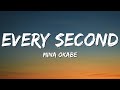 Mina Okabe - Every Second (Lyrics)