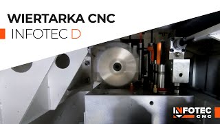 Pionowe centrum obróbcze | Wiertarka CNC | InfoTEC D