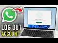 How To Logout WhatsApp From Laptop or PC - Step By Step