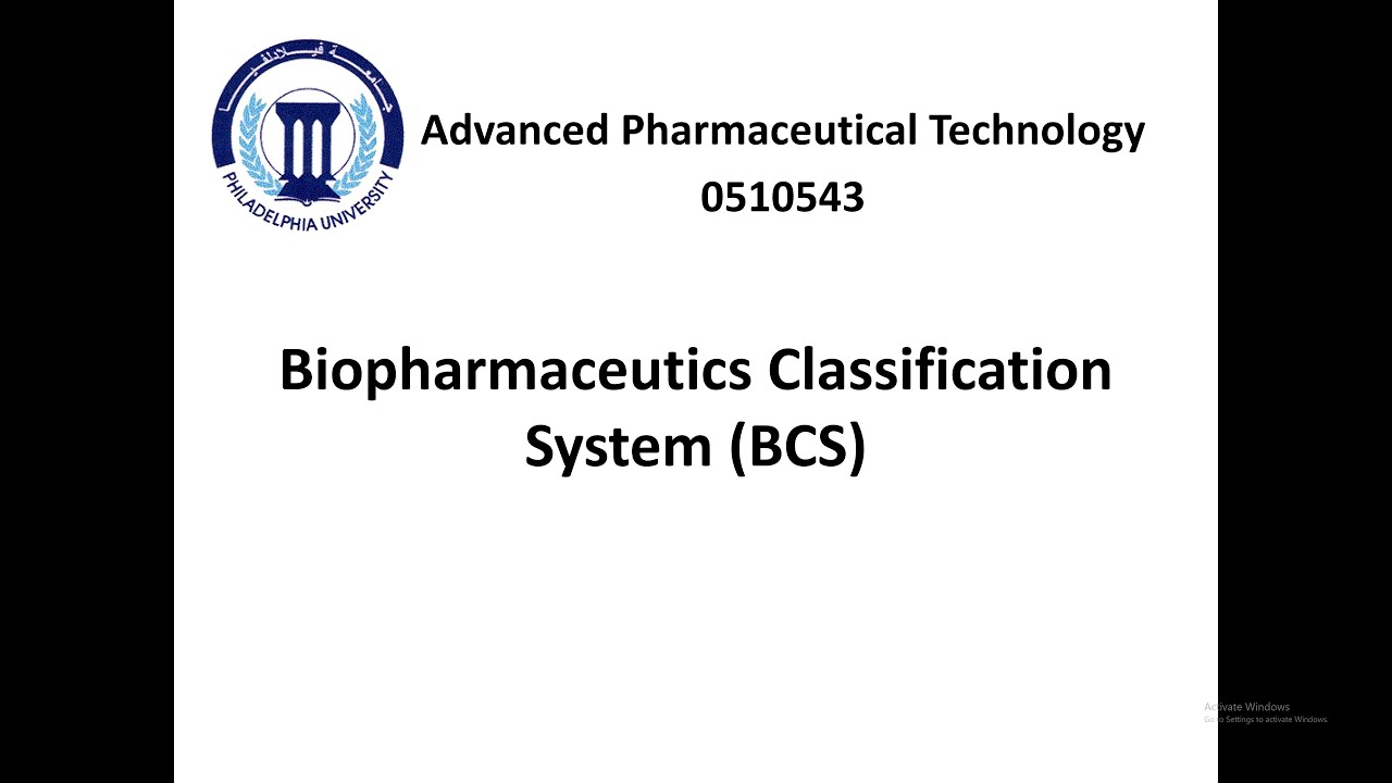 Biopharmaceutics Classification System - YouTube