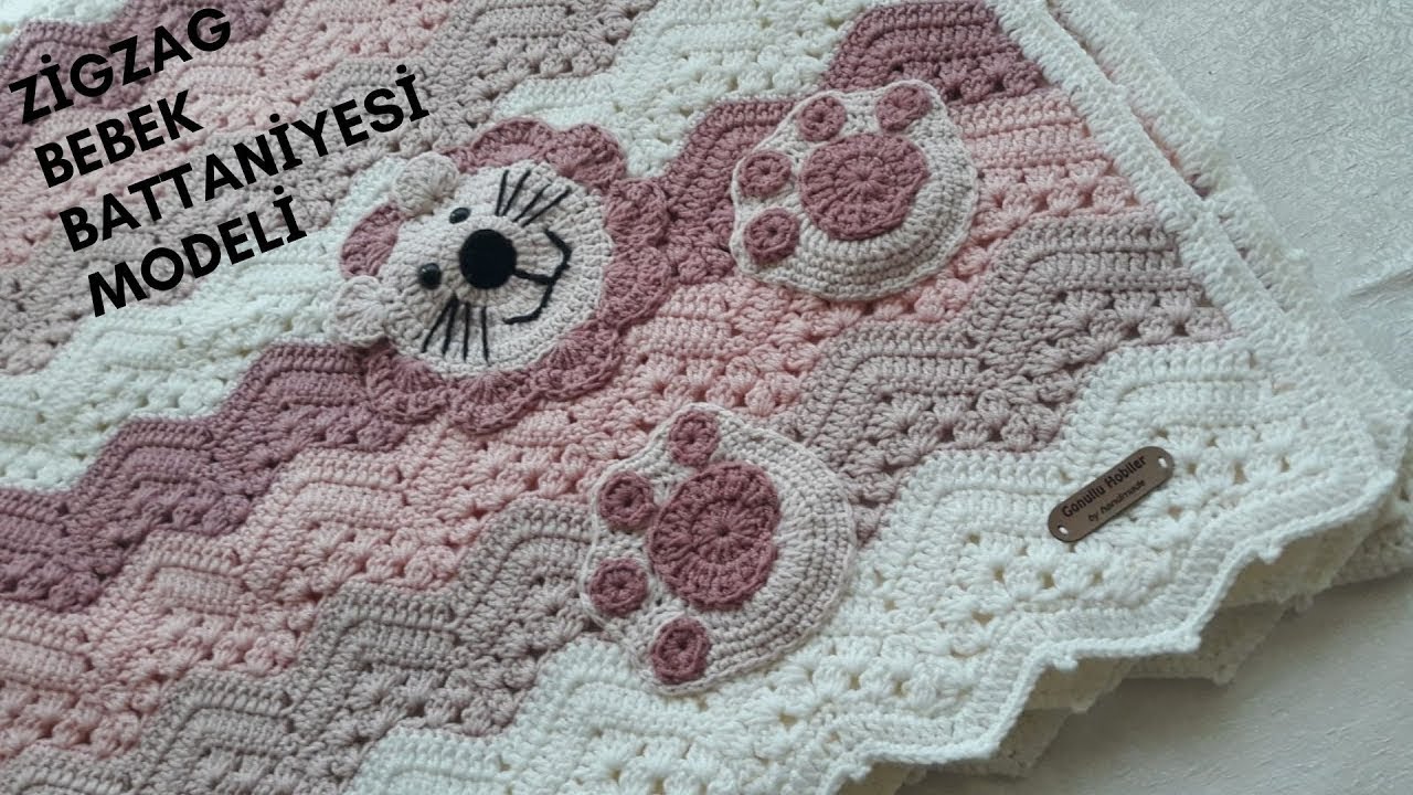 #babyblanket Zigzag Bebek Battaniyesi Modeli Yapılışı 🎀 EN SEVİLEN ...