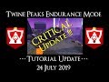 Twine Peaks Endurance Tutorial Update Video 24 July