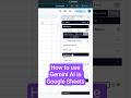How to Use Gemini AI in Google Sheets (=GEM Function) | AI Assist for Gemini in Sheets, Docs & Forms