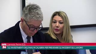 Lamezia Terme (CZ) - Gli investimenti dell'Inail in Calabria per prevenire gli incidenti sul lavoro