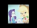 aj shouts at rarity equestria girls soap edit