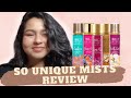 SO...? UNIQUE BODY MISTS REVIEW | BEST BUDGET GOURMAND BODYMISTS | UNDER RS.500 || ANVI GATLEVAR