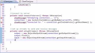 Intermediate Java Tutorial - 53 - Setting Up the Client Streams
