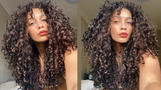 AMAZING AFFORDABLE CURLY HAIR ROUTINE | Hask Curl Care Collection