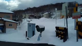 北海道小樽市の超下手くそな上手い？除雪車