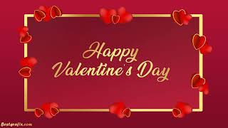 Happy Valentine's Day, My Love | Valentine day whatsapp status |Romantic Music| valentine's day 2024