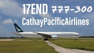 夏の下地島空港17END(CathayPacificAirlines777-300)