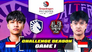 TEAM LIQUID ID vs ALTER EGO GAME 1 | ID vs ID | SNAPDRAGON MOBILE CHALLENGE SEASON