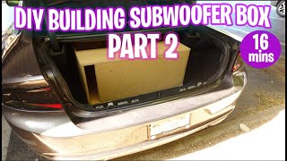 DIY How To Build A Subwoofer Enclosure At Home