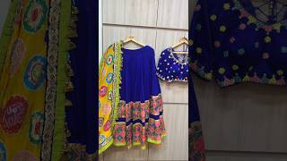 Beautiful Blue Chaniya Choli with Mesmerizing Dupatta |+91 96623 50787