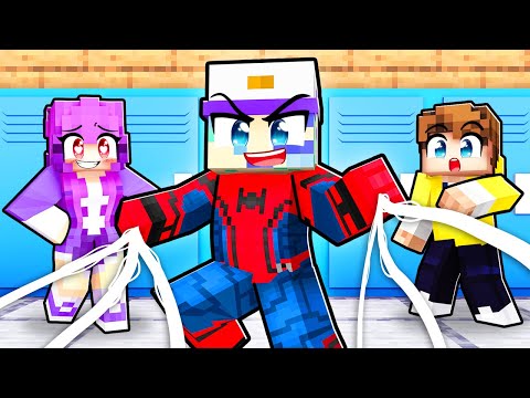 Dash Goes to SUPERHERO SCHOOL in Minecraft!