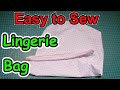 Beginner Sewing Learn 4 techniques to sew a lingerie/wash bag. French seams, zippers, top stitch....