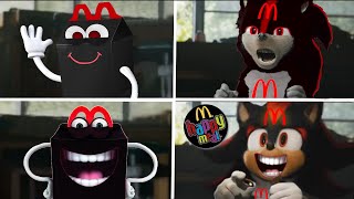 Sonic The Hedgehog Movie - Shadow Happy Meal Uh Meow All Designs Compilation
